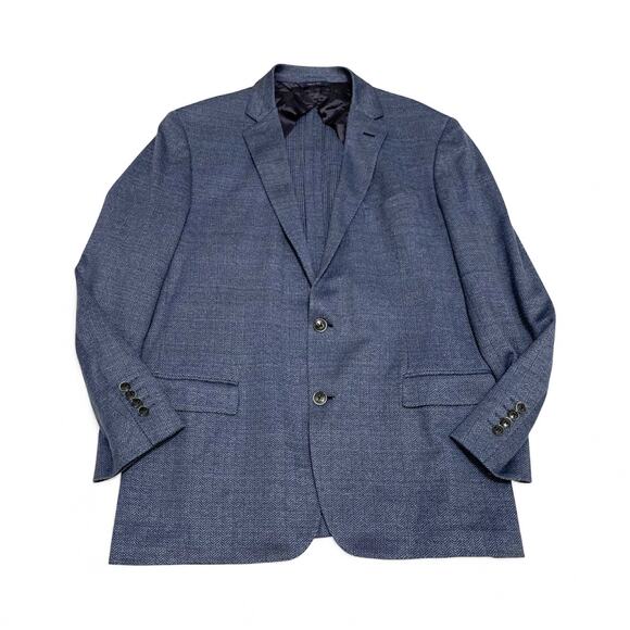 Brooks Brothers 1818 Regent Dondi Jersey Herringbone Soft Linen blend blazer 45R - Picture 1 of 11